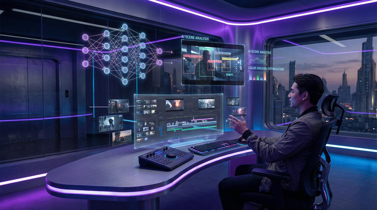 小蓝视频AI传媒技术展示